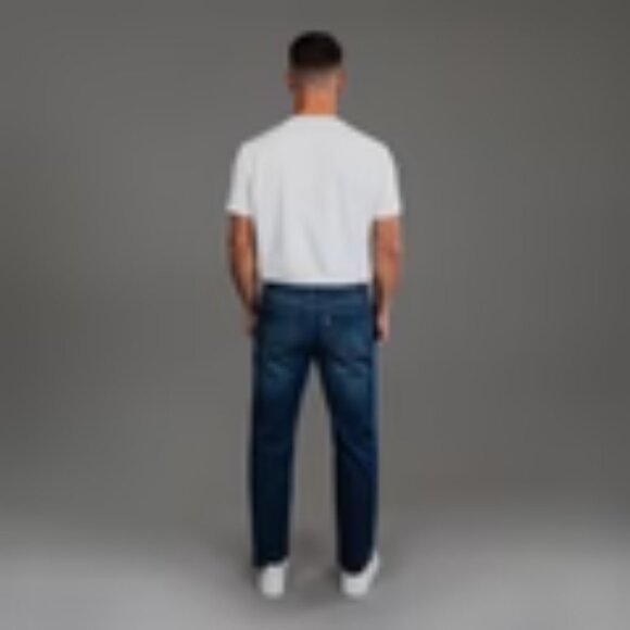 Sene Air Jeans Sur Blue Japanese Milled Denim Straight Custom MTO Bespoke Sz 38 - Picture 2 of 15